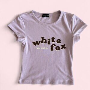 White Fox Boutique Women's Purple Shirt Size XS